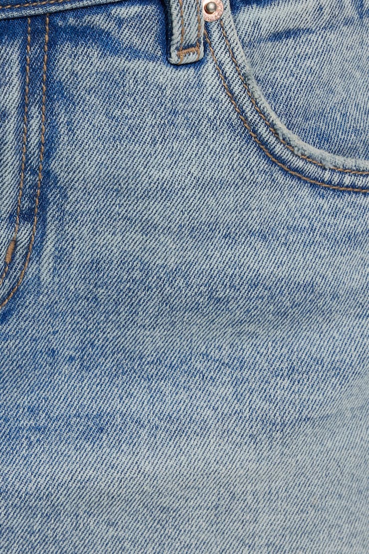 Denim Micro Skort - Image 24