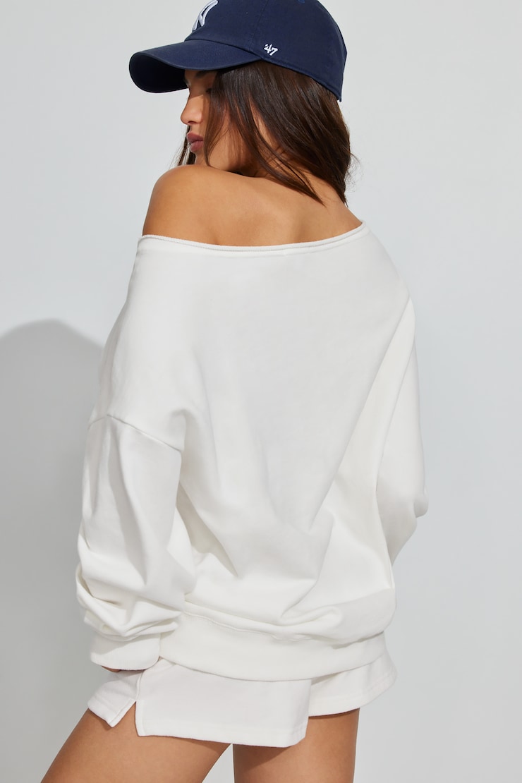 SoftTerry™ Off Shoulder Sweatshirt - Image 18