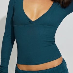 Crossover Long Sleeve Top
