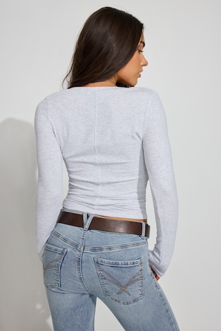 Serene Deep V-Neck Long Sleeve Top - Image 11