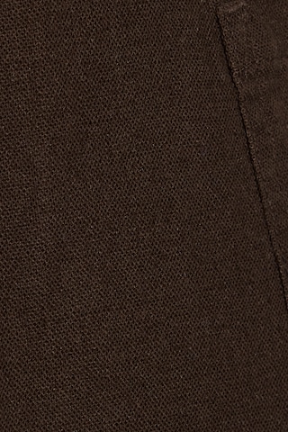 Linen Ribbed Waistband Pull-On Pants - Image 4