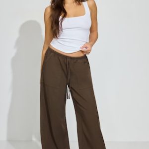 Twill Pull-On Pants