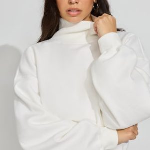 UltraFleece Bubble Mock Neck Sweater