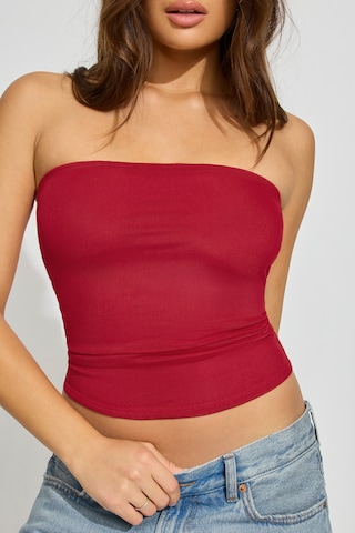Mesh Ruched Tube Top - Image 6