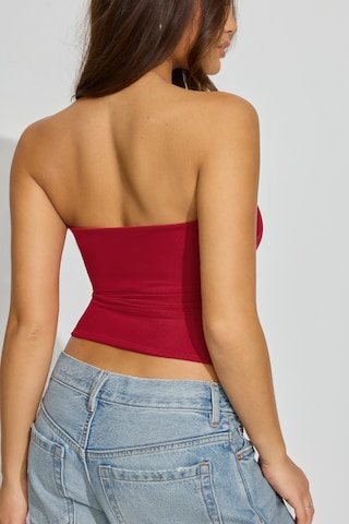 Mesh Ruched Tube Top - Image 7