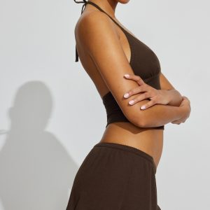 Mini Ribbed Shorts