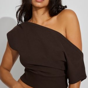 StretchTerry™ Off Shoulder Top