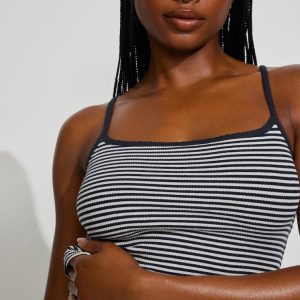 Waffle Scoop Neck Cami Top