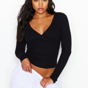 SnatchRib Crossover Longsleeve Top