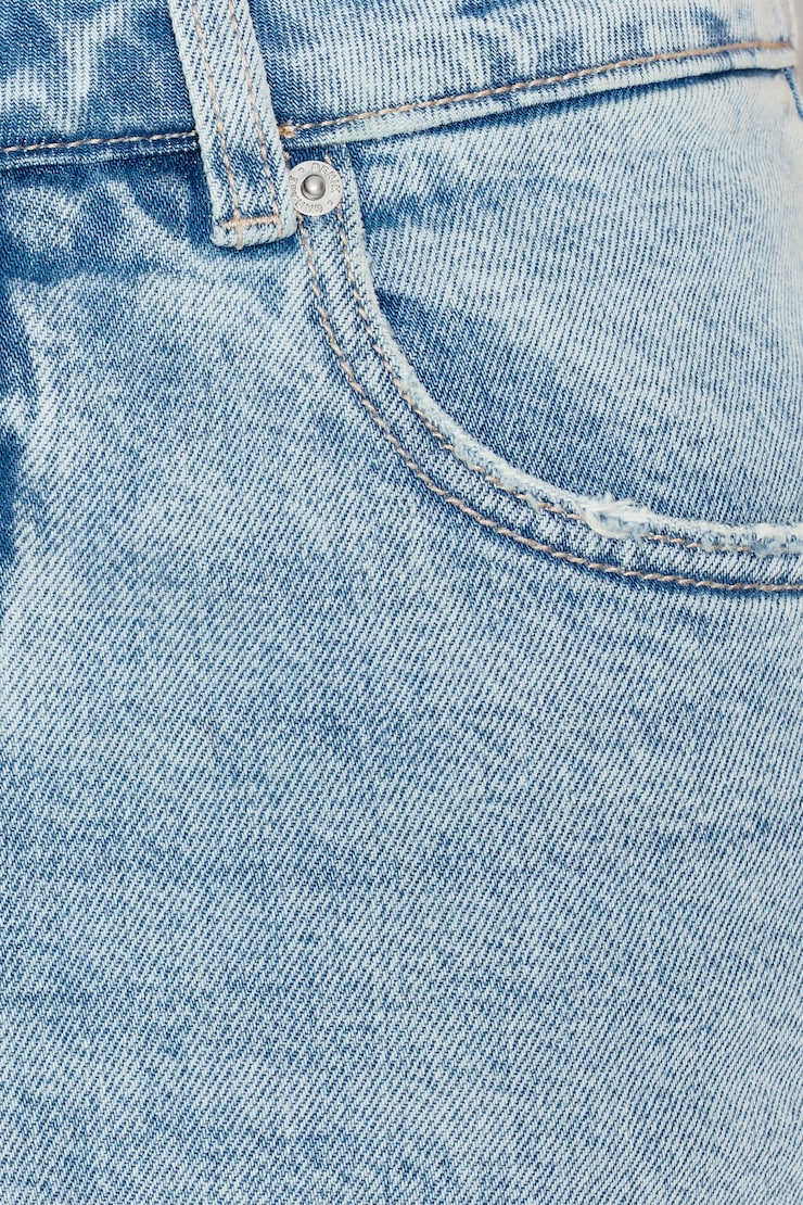Denim Micro Skort - Image 16